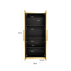 Cabinet Ironville (Gold) - Richmond Interiors