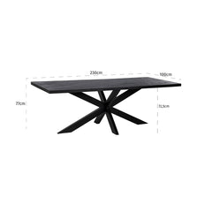 Dining table Bourbon 230 - Richmond Interiors