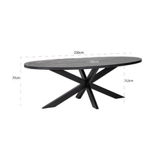 Dining table Scotch 230 oval - Richmond Interiors