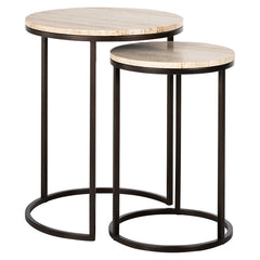 Bijzettafel Avalon set van 2 (Bronze) - Richmond Interiors