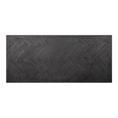 Eettafel Blackbone 200 (Black rustic) - Richmond Interiors