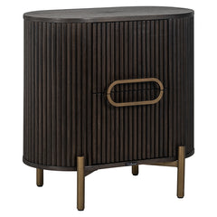 Nightstand Luxor 1-door (Brown) - Richmond Interiors