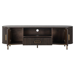 TV cabinet Luxor 2-doors 1-drawer (Brown) - Richmond Interiors