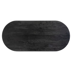 Dining table Revelin 200 (Black/gold) - Richmond Interiors