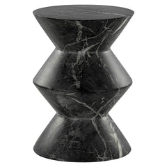 End table Bosco faux black marble (Black) - Richmond Interiors