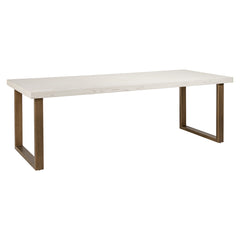 Dining table Whitebone brass 235 (Verona Grey) - Richmond Interiors