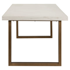 Dining table Whitebone brass 235 (Verona Grey) - Richmond Interiors