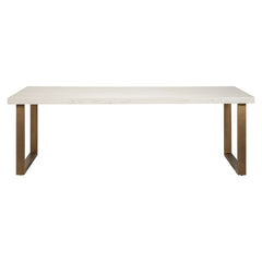 Dining table Whitebone brass 235 (Verona Grey) - Richmond Interiors