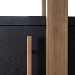 Wandschrank Cambon 4-Türen 4-regale (Dark coffee) - Richmond Interiors