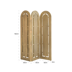 Roomdivider Macallen Brass finish painted (Brushed Gold) - Richmond Interiors