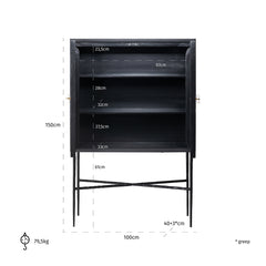 Cabinet Rostelli 2-doors - Richmond Interiors