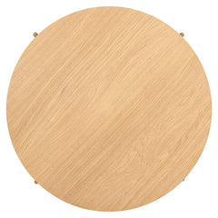 Salontafel Belfort 85Ø (Natural oak) - Richmond Interiors