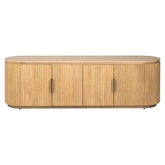 TV cabinet Belfort 4-doors (Natural oak) - Richmond Interiors