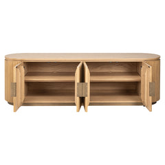 TV cabinet Belfort 4-doors (Natural oak) - Richmond Interiors