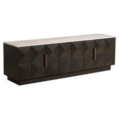 Tv-dressoir Claremont 4-deurs (Brown) - Richmond Interiors