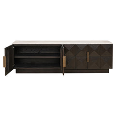 TV cabinet Claremont 4-doors (Brown) - Richmond Interiors