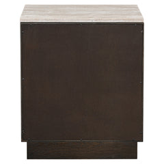 Nightstand Claremont 2-drawers (Brown) - Richmond Interiors