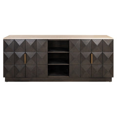 Sideboard Claremont brown  4-doors 2-shelves - Richmond Interiors