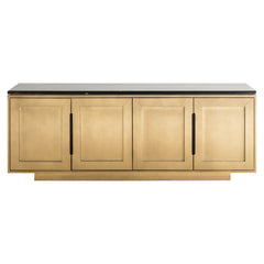 Sideboard Finsbury 4-doors (Black/gold) - Richmond Interiors