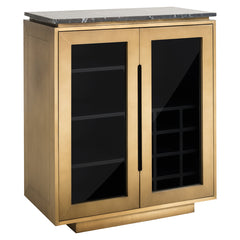 Sideboard Finsbury 2-doors (Black/gold) - Richmond Interiors