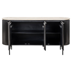 Sideboard Hampton 3-doors (Black) - Richmond Interiors