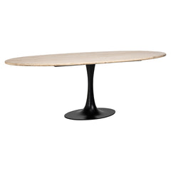 Dining table Hampton oval 230 (Black) - Richmond Interiors