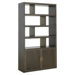 Display cabinet Rivertree 3-shelves 2-doors (Brown) - Richmond Interiors