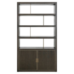 Display cabinet Rivertree 3-shelves 2-doors (Brown) - Richmond Interiors