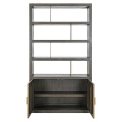 Display cabinet Rivertree 3-shelves 2-doors (Brown) - Richmond Interiors