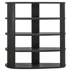 Display cabinet Navarino 3-shelves (Dark coffee) - Richmond Interiors