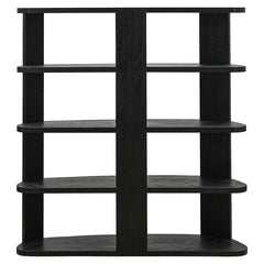 Display cabinet Navarino 3-shelves (Dark coffee) - Richmond Interiors