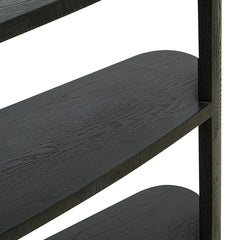 Display cabinet Navarino 3-shelves (Dark coffee) - Richmond Interiors