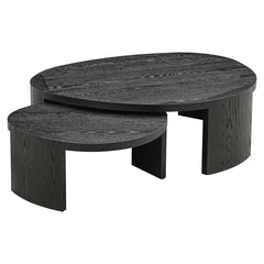 Coffee table Navarino set of 2 (Dark coffee) - Richmond Interiors