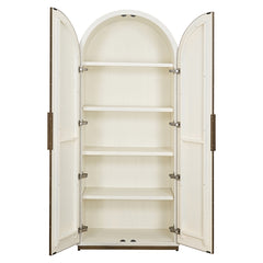 Cabinet Tivoli with arched top 2-doors (White) - Richmond Interiors