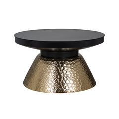 Coffee table Freddie (Black/gold) - Richmond Interiors