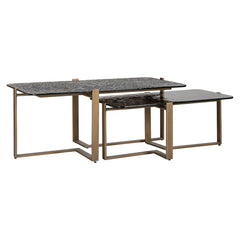 Coffee table Sterling set of 2 (Brown) - Richmond Interiors