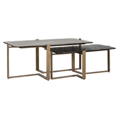 Coffee table Sterling set of 2 (Brown) - Richmond Interiors