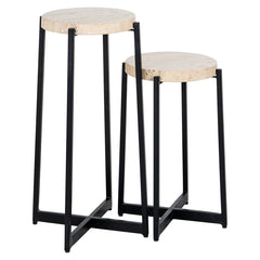 End table Dillinger set of 2 (Beige) - Richmond Interiors