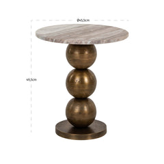 Bijzettafel Barley Blush beige - Richmond Interiors