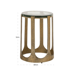 Bijzettafel Rixo gold - Richmond Interiors