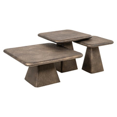 Coffee table Marlie gold (Set of 3) - Richmond Interiors