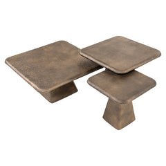 Coffee table Marlie gold (Set of 3) - Richmond Interiors