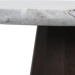 Dining table Oberoy Blush beige 130Ø - Richmond Interiors