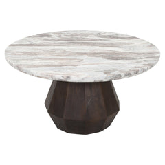 Coffee table Oberoy Blush beige 80Ø - Richmond Interiors
