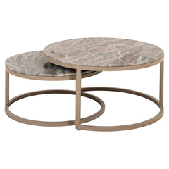Coffee table Fairfax clay (Set of 2) - Richmond Interiors