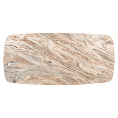 Eettafel Bottega Blush beige danish oval 220 - Richmond Interiors