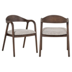Dining chair Mihara mocca fancy fire retardant - Richmond Interiors