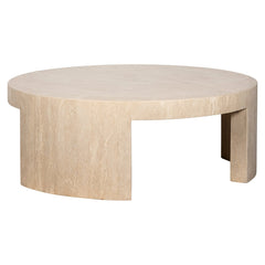 Coffee table Alexander Jones beige round (Biltmore) - Richmond Interiors