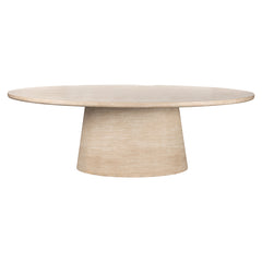 Dining table Fictus faux travertine (Beige) - Richmond Interiors