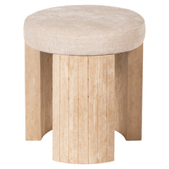 Hocker Gallice naturbeige Travertin (Beige) - Richmond Interiors